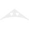 Ekena Millwork Pitch Winston Architectural Grade PVC Gable Pediment, 48"W x 18"H x 1"P (9/12) GPP048X018X100WIN - alternate 3